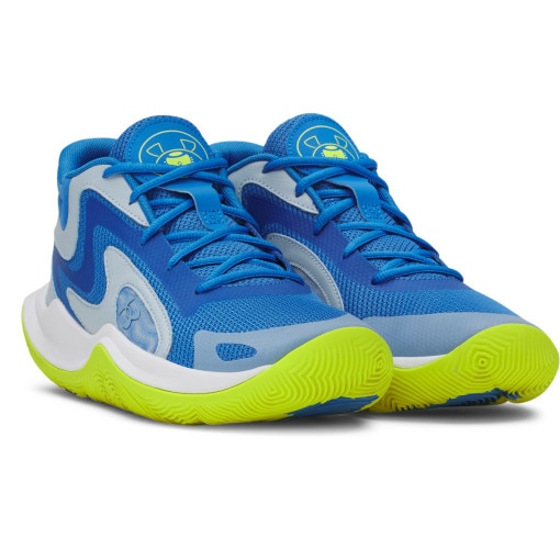 Buty do koszykówki uniseks Under Armour UA JET '25 - niebieskie