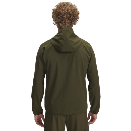 Męska kurtka wiatrówka Under Armour UA Stretch Woven Windbreaker - khaki