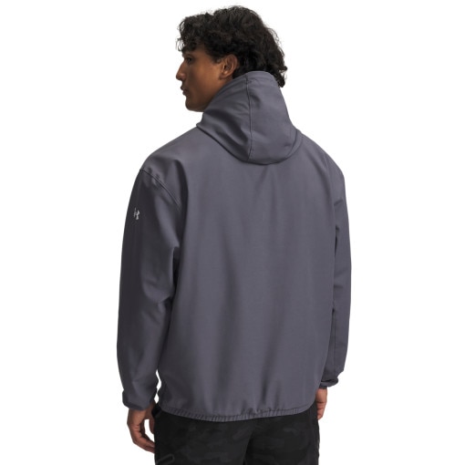 Męska bluza nierozpinana z kapturem Under Armour UA Unstoppable Wvn Hoodie - szara