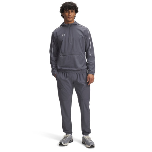  UNDER ARMOUR Męskie spodnie piłkarskie Under Armour UA Challenger WarmUp  szare Szary