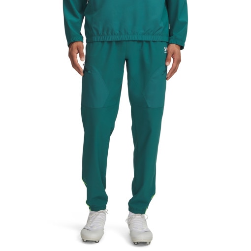 Męskie spodnie piłkarskie Under Armour UA Challenger Warm-Up - zielone