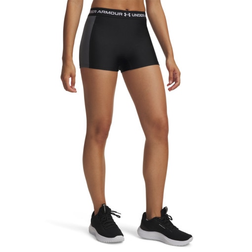 Damskie spodenki treningowe Under Armour UA Heat Gear Rib Shorty - czarne