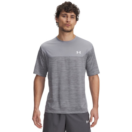  UNDER ARMOUR Męska koszulka treningowa Under Armour UA Tech Utility SS  szara Niebieski