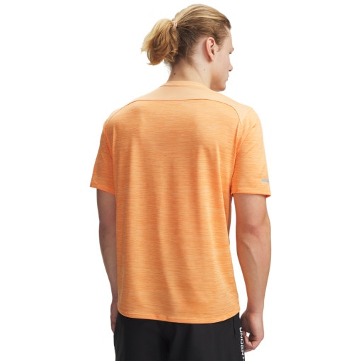 Męska koszulka treningowa Under Armour UA Tech Utility SS - pomarańczowa