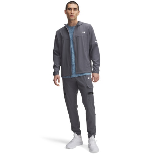  UNDER ARMOUR Męskie spodnie treningowe Under Armour UA Tech Utility Woven  szare Szary