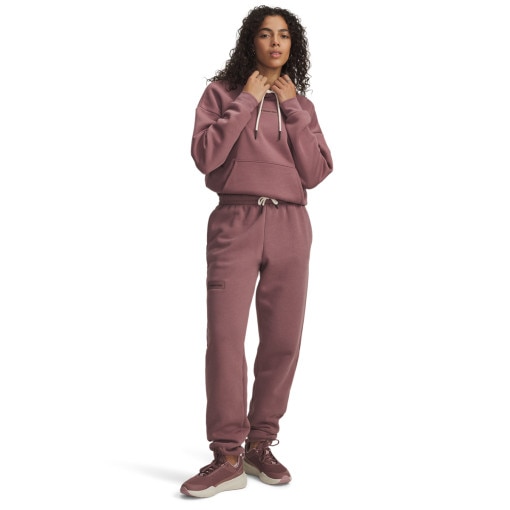  UNDER ARMOUR Damskie spodnie dresowe joggery Under Armour Project Rock Icon Pant  różowe Różowy