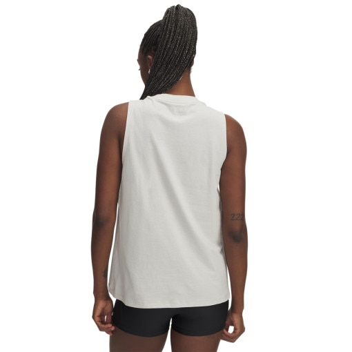 Damski top treningowy Under Armour UA Varsity Tank - beżowy