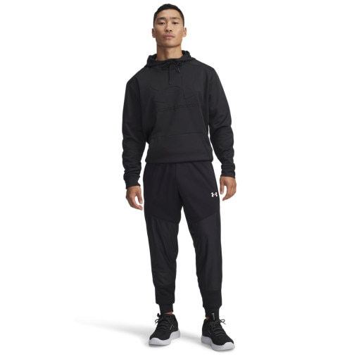 UNDER ARMOUR Męskie spodnie dresowe Under Armour Armour Fleece Pro Utility  czarne Czarny