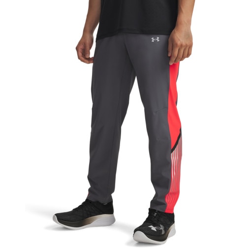 Męskie spodnie do biegania Under Armour  UA Velociti Storm Pant - szare