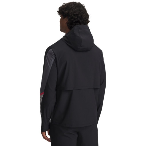 Męska kurtka do biegania Under Armour UA Velociti Storm Hooded - czarna
