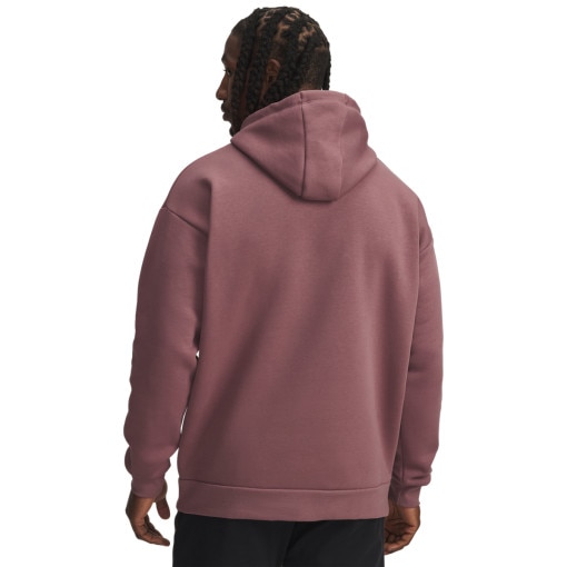 Męska bluza nierozpinana z kapturem Under Armour Project Rock Icon Hdy - różowa