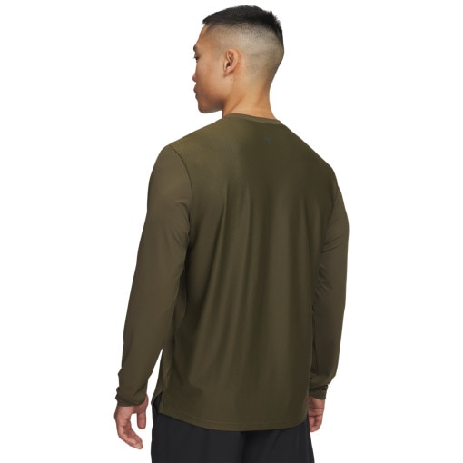 Męski longsleeve treningowy Under Armour Projecdt Rock Iso Chill LS - khaki