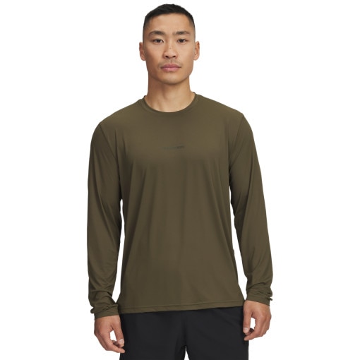  UNDER ARMOUR Męski longsleeve treningowy Under Armour Projecdt Rock Iso Chill LS  khaki Khaki