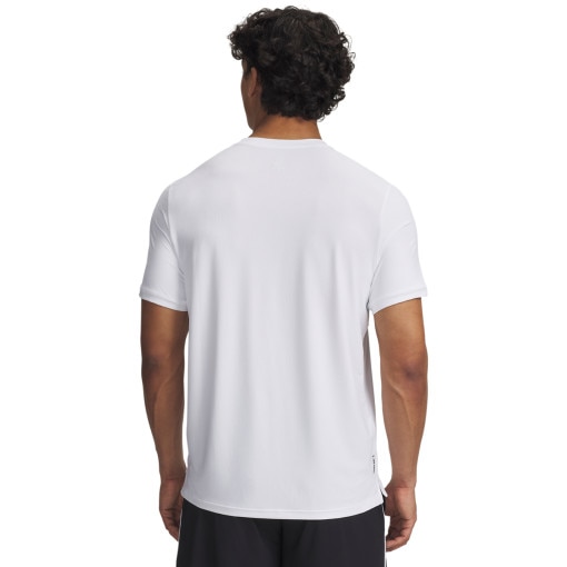 Męska koszulka treningowa Under Amrour Project Rock Iso Chill SS - biała