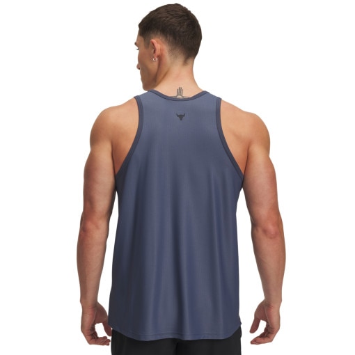 Męski top treningowy Under Armour Project Rock Iso Chill Tank - szary