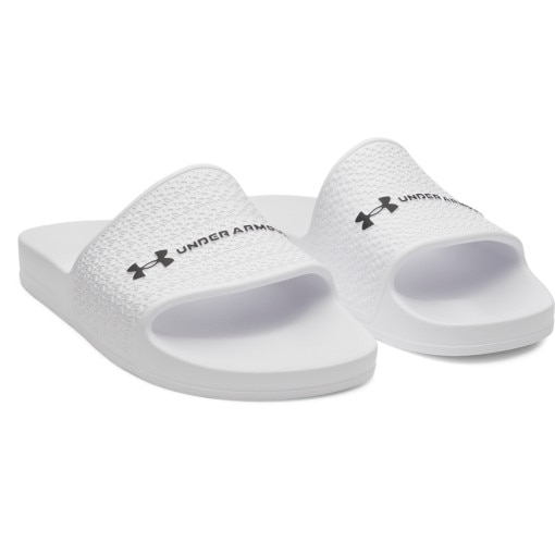 Męskie klapki Under Armour UA ARMR SLIDE LITE - białe