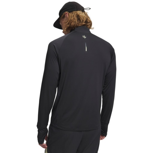 Męski longsleeve do biegania Under Armour M Explor Trail Run 1/2 Zip - czarny