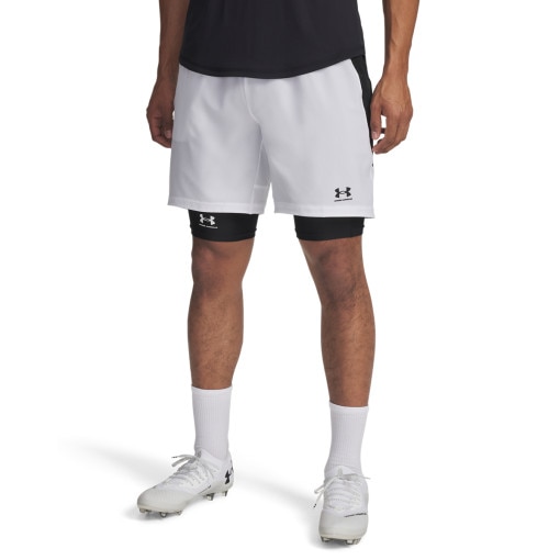 Męskie spodenki treningowe Under Armour UA Challenger Pro Shorts - białe