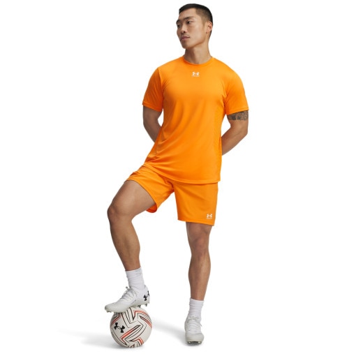  UNDER ARMOUR Męskie spodenki treningowe Under Armour UA Challenger Pro Shorts  pomarańczowe Pomarańczowy