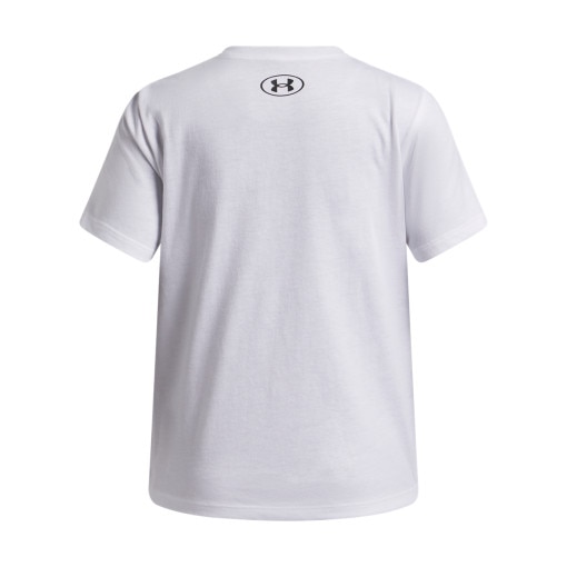 Dziewczęca koszulka z nadrukiem Under Armour UA G Star Logo Lockertag SS - biała