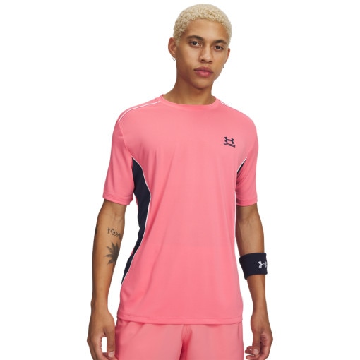  UNDER ARMOUR Męski tshirt treningowy Under Armour UA Tech Sport Short Sleeve  różowy Różowy