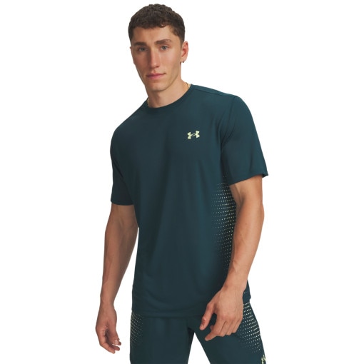 UNDER ARMOUR Męska koszulka treningowa Under Armour UA Tech Play Short Sleeve zielona Zielony