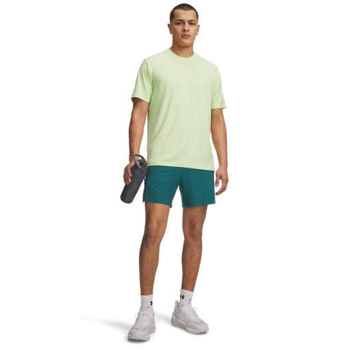  UNDER ARMOUR Męskie spodenki treningowe Under Armour UA Icon Fleece HZ Hoodie  zielone Zielony