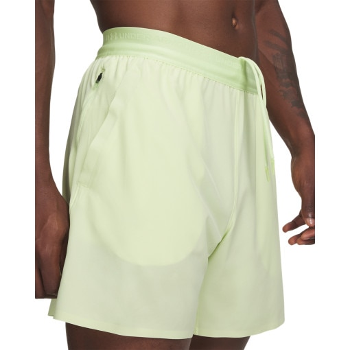 Męskie spodenki treningowe Under Armour UA Icon Fleece HZ Hoodie - żółte