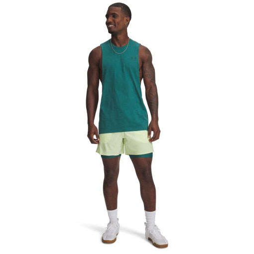  UNDER ARMOUR Męskie spodenki treningowe Under Armour UA Icon Fleece HZ Hoodie  żółte żółty