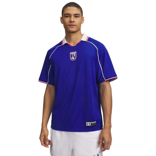  UNDER ARMOUR Męska koszulka piłkarska Under Armour UA 96 Terrace Country  niebieska Niebieski