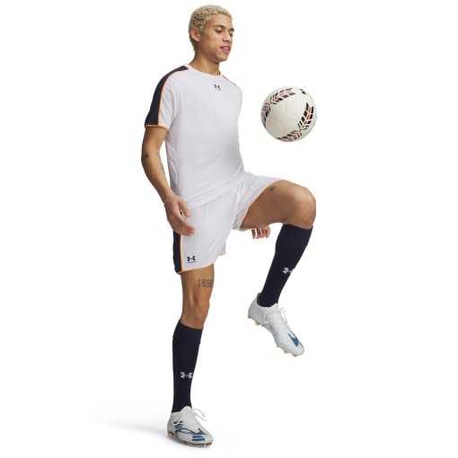  UNDER ARMOUR Męskie spodenki treningowe Under Armour UA M Challenger Train Short  białe Biały