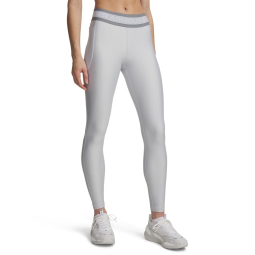 Damskie legginsy treningowe Under Armour UA Tech Branded Legging - szare