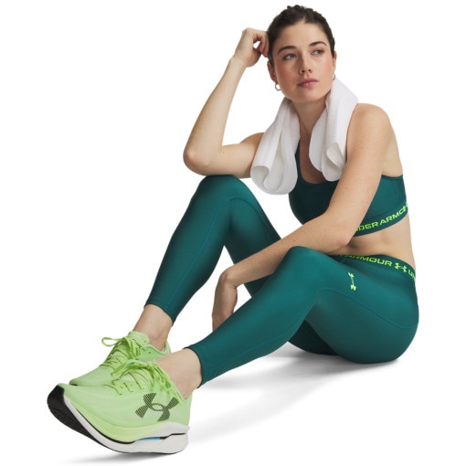  UNDER ARMOUR Damskie legginsy treningowe Under Armour HeatGear Legging  zielone Zielony