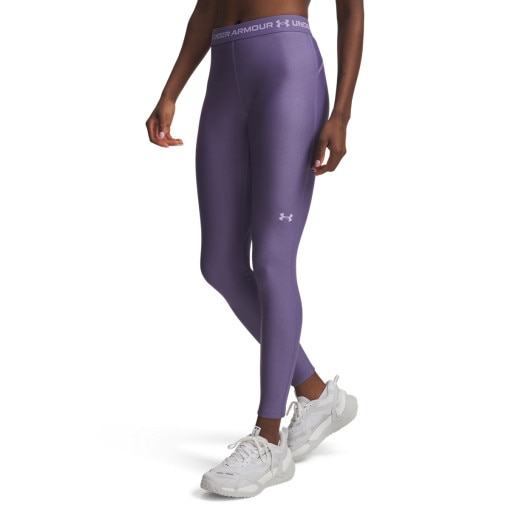 Damskie legginsy treningowe Under Armour HeatGear Legging - fioletowe