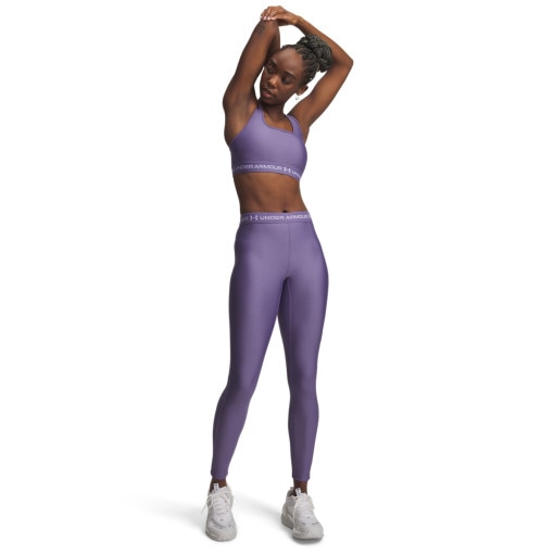  UNDER ARMOUR Damskie legginsy treningowe Under Armour HeatGear Legging  fioletowe Fioletowy