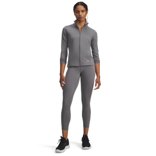  UNDER ARMOUR Damskie legginsy treningowe Under Armour Motion Mesh Ankle Legging  szare Szary