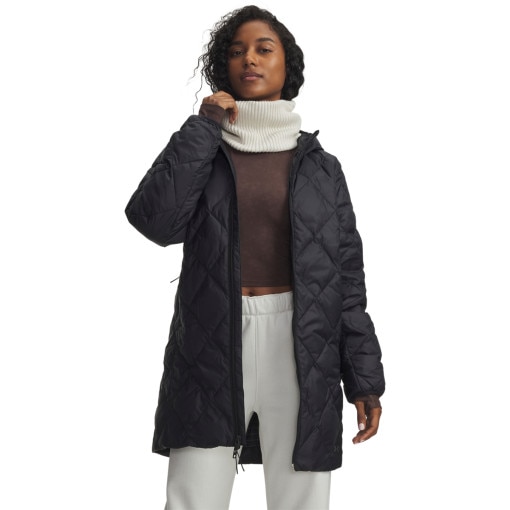  UNDER ARMOUR Damski płaszcz puchowy pikowany Under Armour Legend Down  czarna Czarny