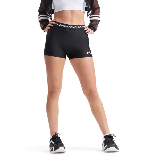 Damskie spodenki treningowe Under Armour HeatGear Shorty - czarne