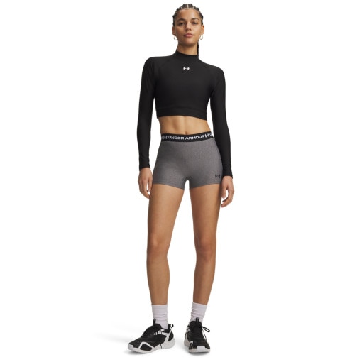  UNDER ARMOUR Damskie spodenki treningowe Under Armour HeatGear Shorty  szare Szary
