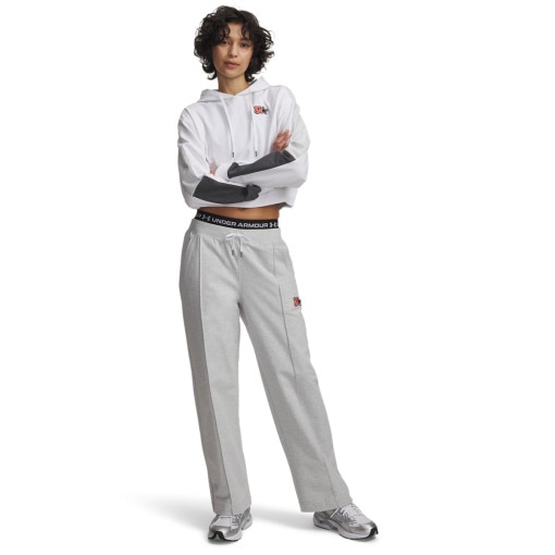 UNDER ARMOUR Damskie spodnie dresowe Under Armour Sport Terry Trend Pant szare Szary