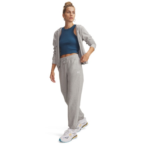 UNDER ARMOUR Damskie spodnie dresowe joggery Under Armour Sport Terry Jogger szare Szary