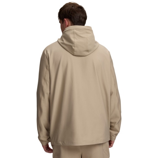 Męska kurtka z kapturem Under Armour UA Unstoppable Woven Jacket - beżowa