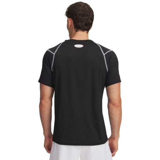 Męska koszulka treningowa Under Armour UA HG Elite Fitted SS - czarna