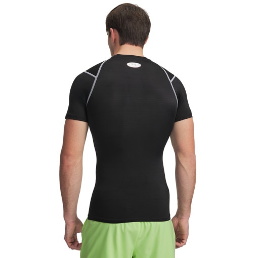 Męska koszulka treningowa Under Armour UA HeatGear Elite Comp SS - czarna 