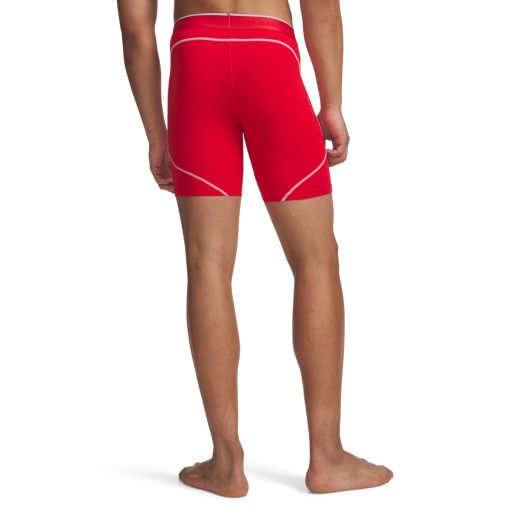Męskie spodenki treningowe Under Armour UA HeatGear Elite Long Shorts - czerwone