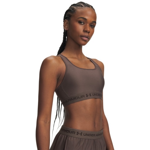 Obrazek dla: UNDER ARMOUR Biustonosz treningowy Under Armour Crossback Mid Bra  brązowy Brązowy