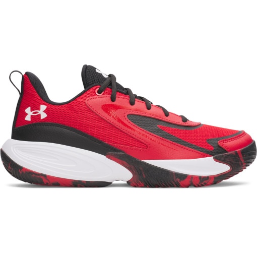 Obrazek dla: UNDER ARMOUR Buty do koszykówki uniseks Under Armour UA Lockdown 8 czerwone Czerwony
