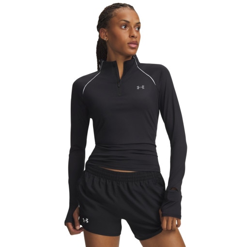 Obrazek dla: UNDER ARMOUR Damska bluza do biegania Under Armour UA Velociti Half Zip czarna Czarny