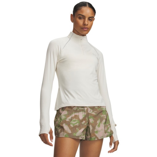 Obrazek dla: UNDER ARMOUR Damska bluza do biegania Under Armour UA Velociti Half Zip  kremowa Kremowy
