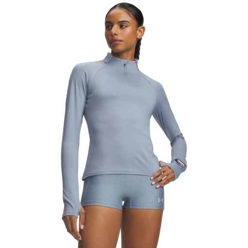 Obrazek dla: UNDER ARMOUR Damska bluza do biegania Under Armour UA Velociti Half Zip  niebieska Niebieski